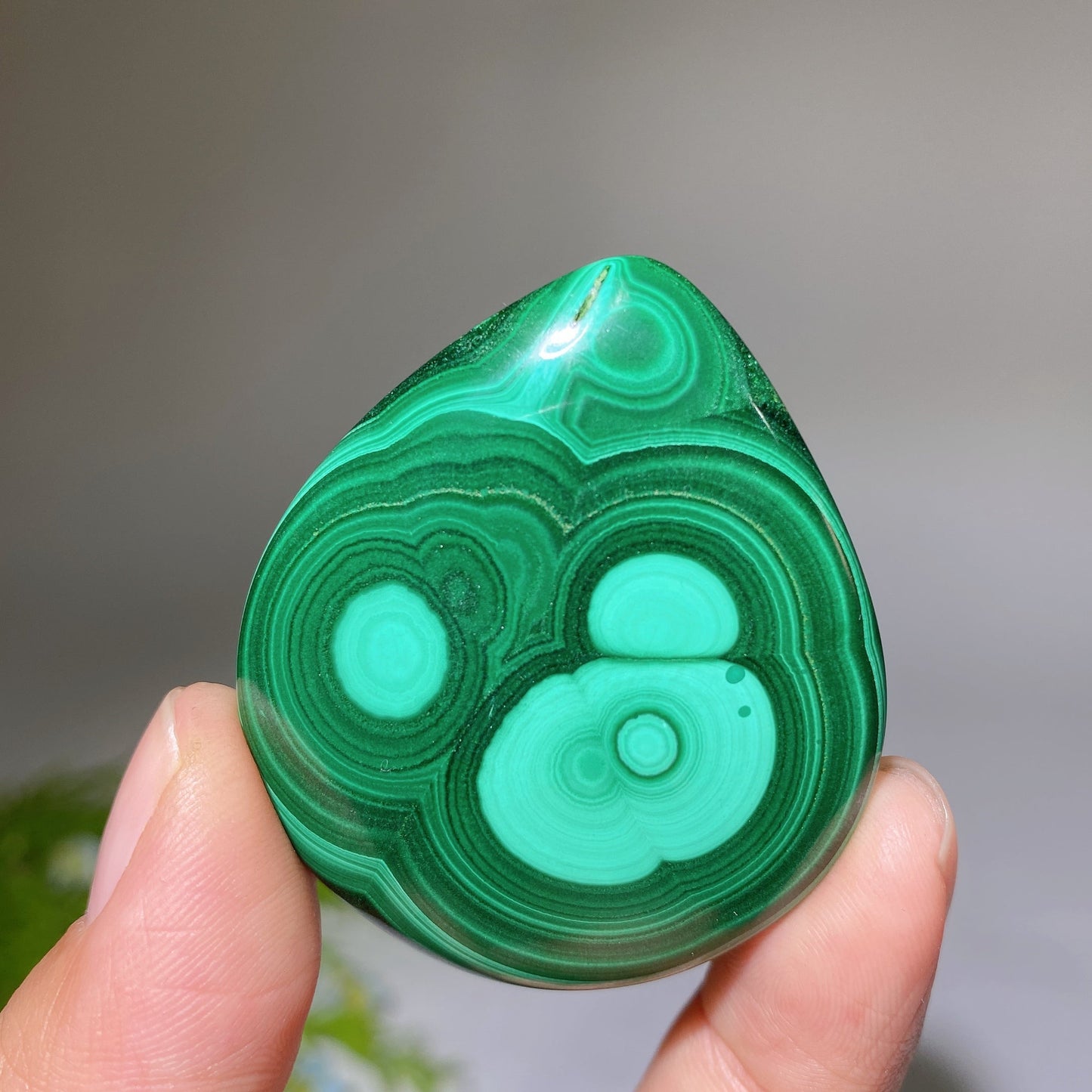 1.6"-2.2" Malachite Water-drop Shape Cabochon for Jewelry DIY Crystal Healing Bulk Wholesale