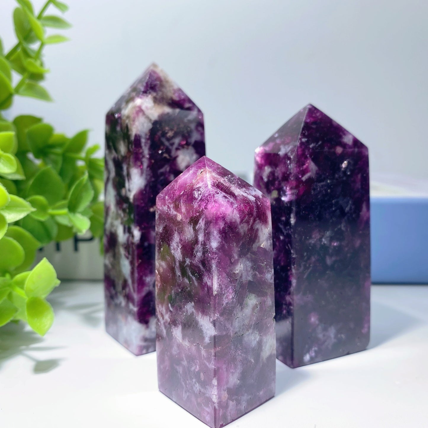 2.0"-4.0" Purple Mica Points Bulk Wholesale