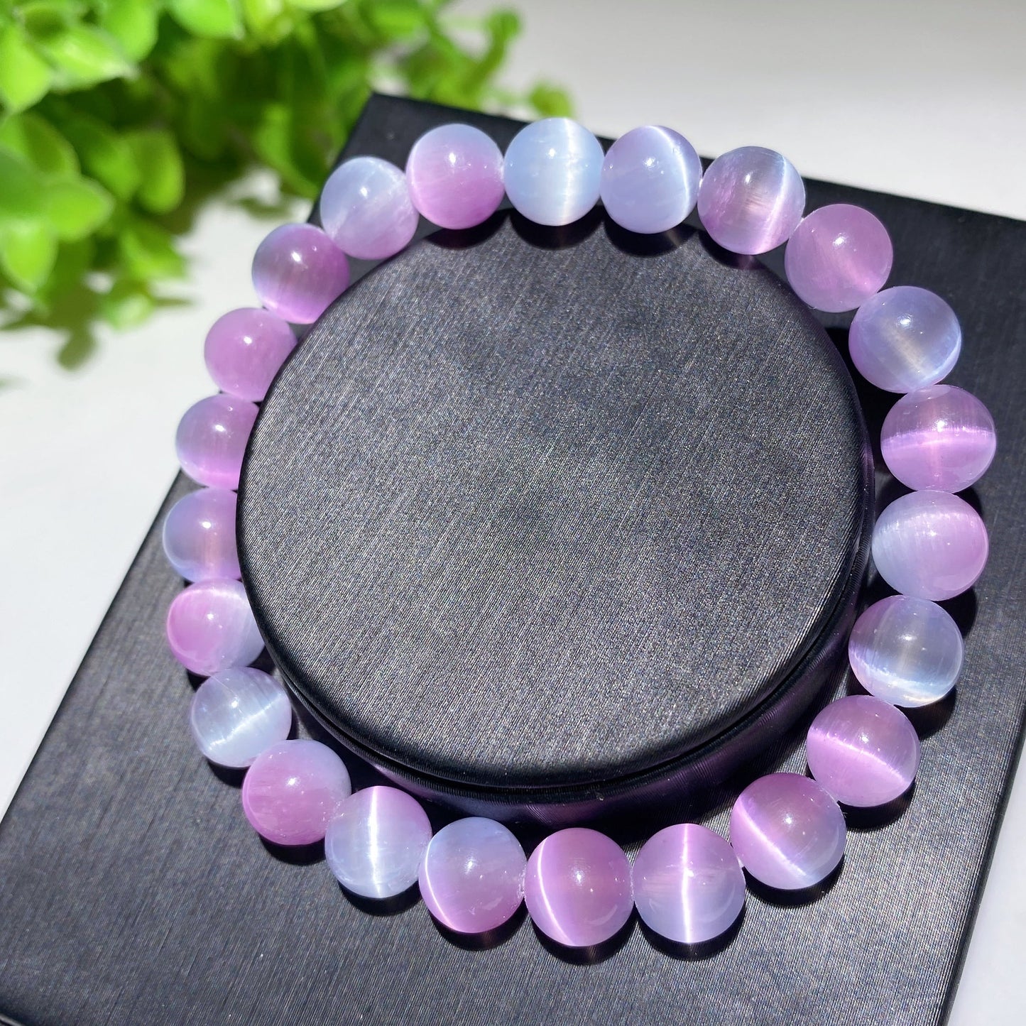 8mm Aura Selenite Bracelet Crystal Healing Bulk Wholesale
