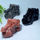 3.0" Mixed Crystal Dragon Carvings Bulk Wholesale