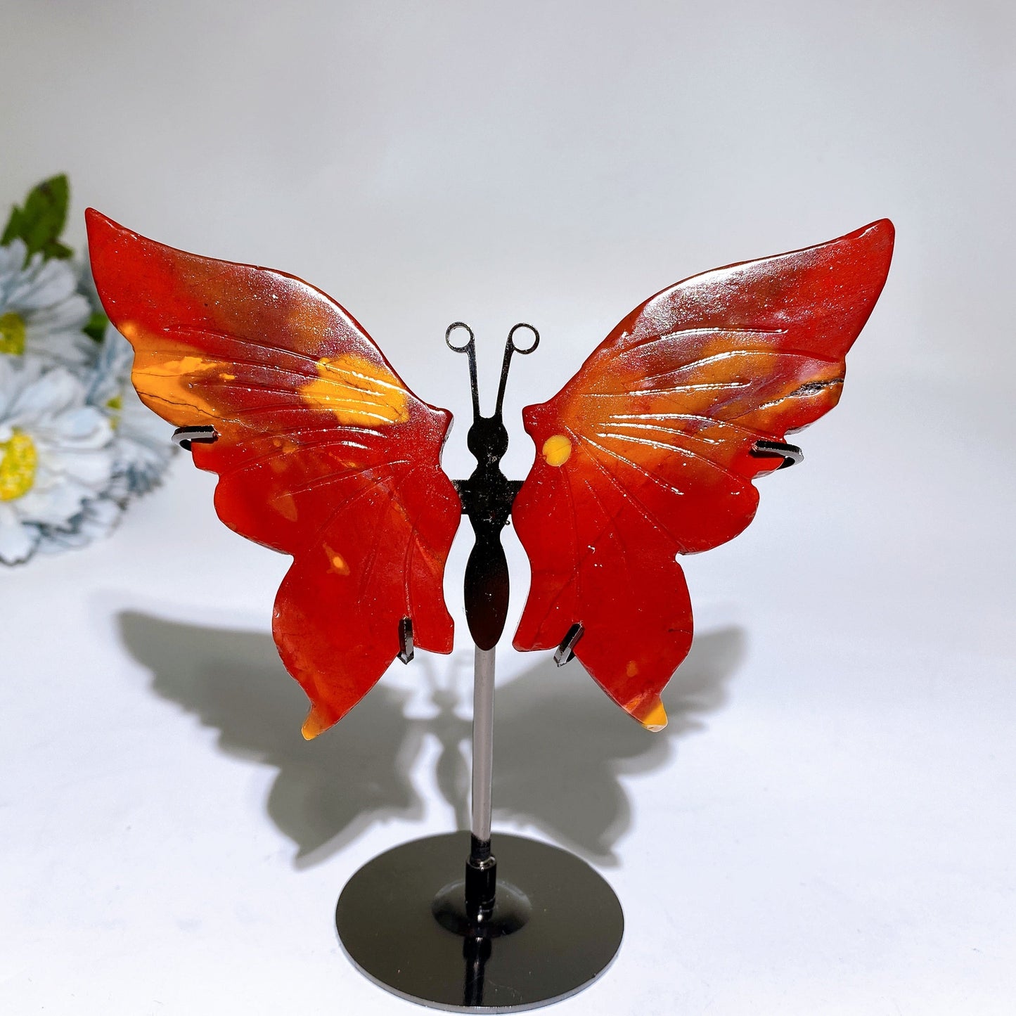 Mookite Butterfly Wings Carving with Stand Crystal Healing Bulk Wholesale