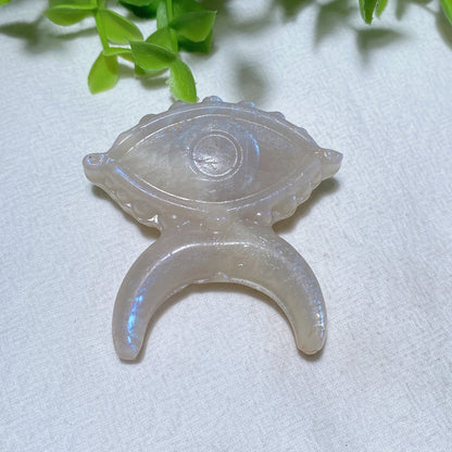 2.0" Evil Eye Crystal Carvings Bulk Wholesale