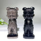 3.5" Obsidian Nezha Carving Crystal Healing Bulk Wholesale