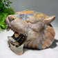 5.2" Unique Ocean Jasper Tiger Head Carving Bulk Wholesale