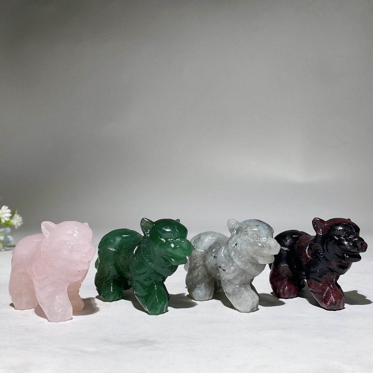 2.6" Crystal Tiger Carving Crystal Healing Bulk Whlesale