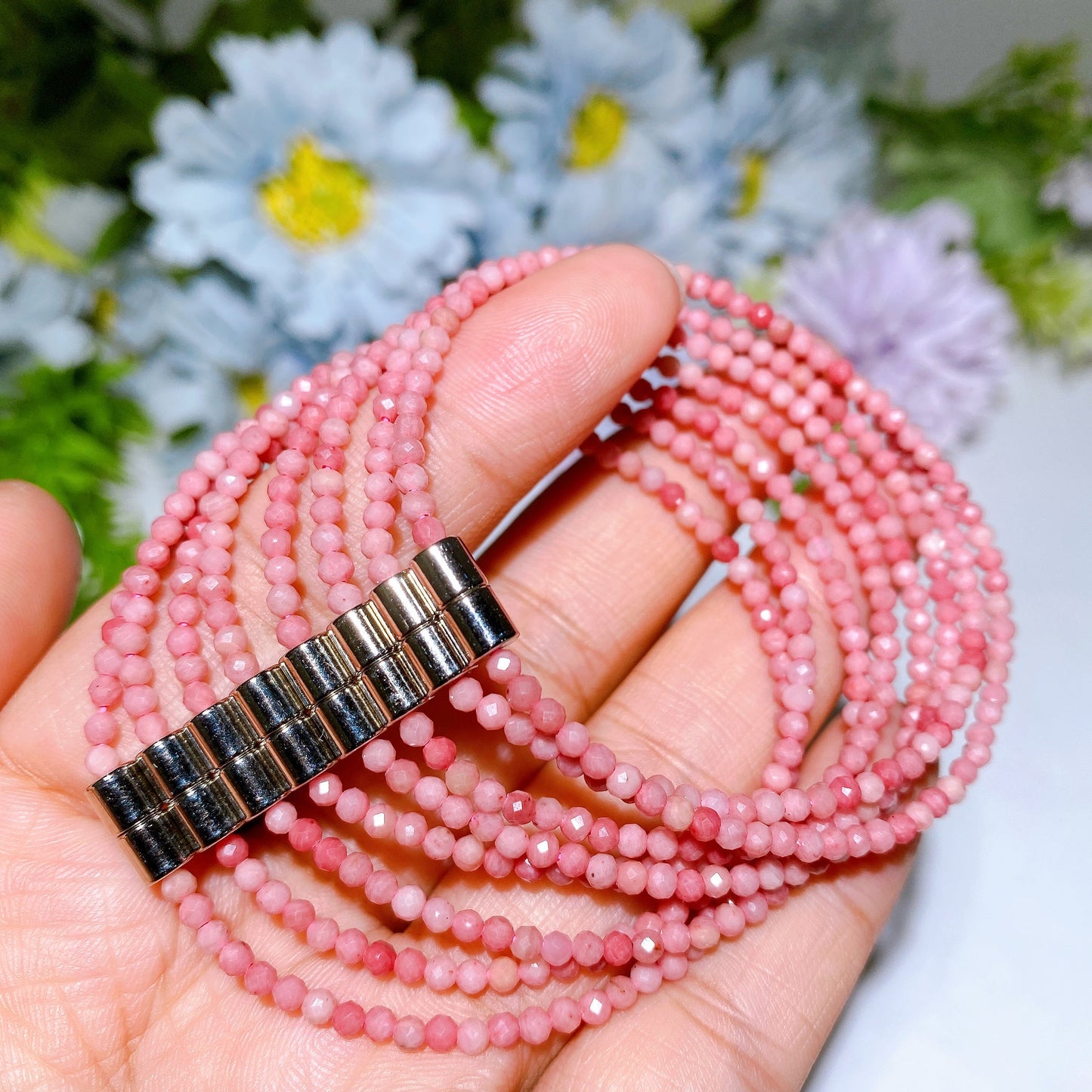 2.3-2.5mm Crystal Faceted Bracelet Crystal Healing Bulk Wholesale