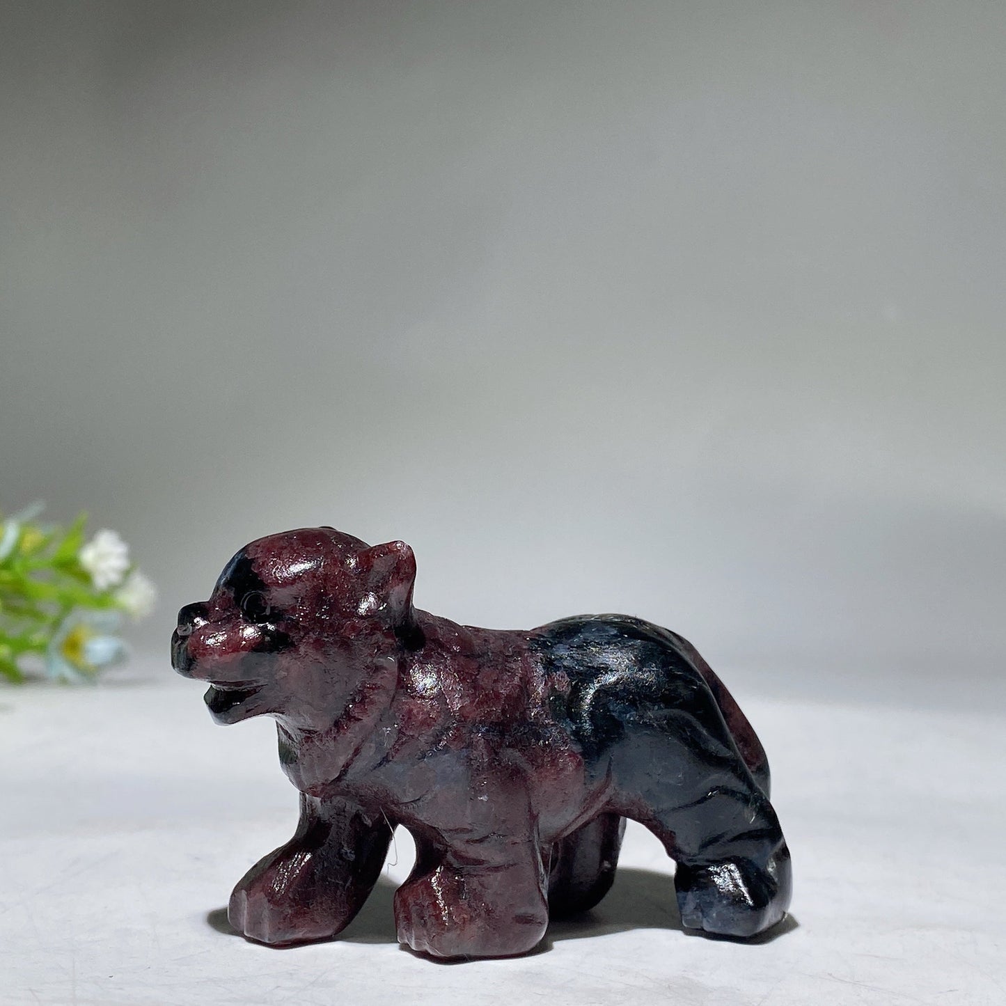 2.6" Crystal Tiger Carving Crystal Healing Bulk Whlesale