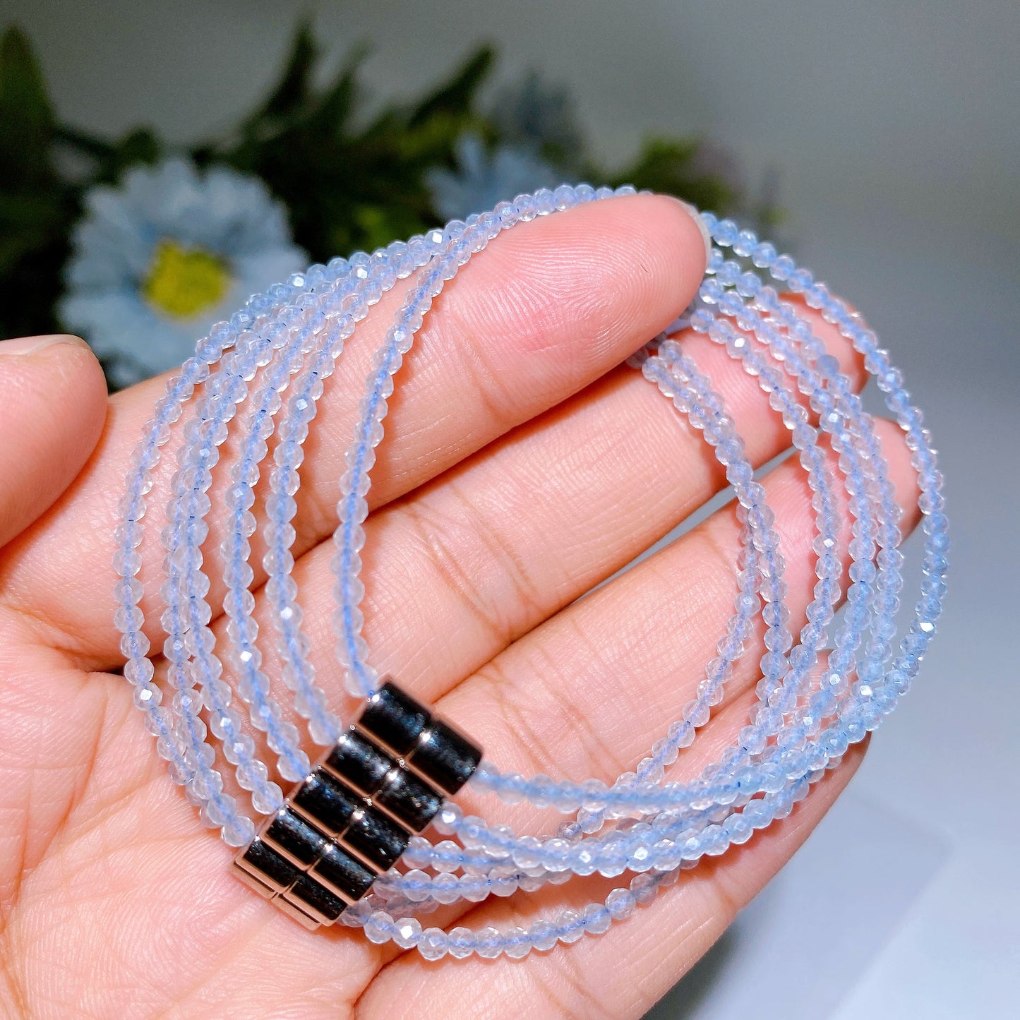 2.3-2.5mm Crystal Faceted Bracelet Crystal Healing Bulk Wholesale