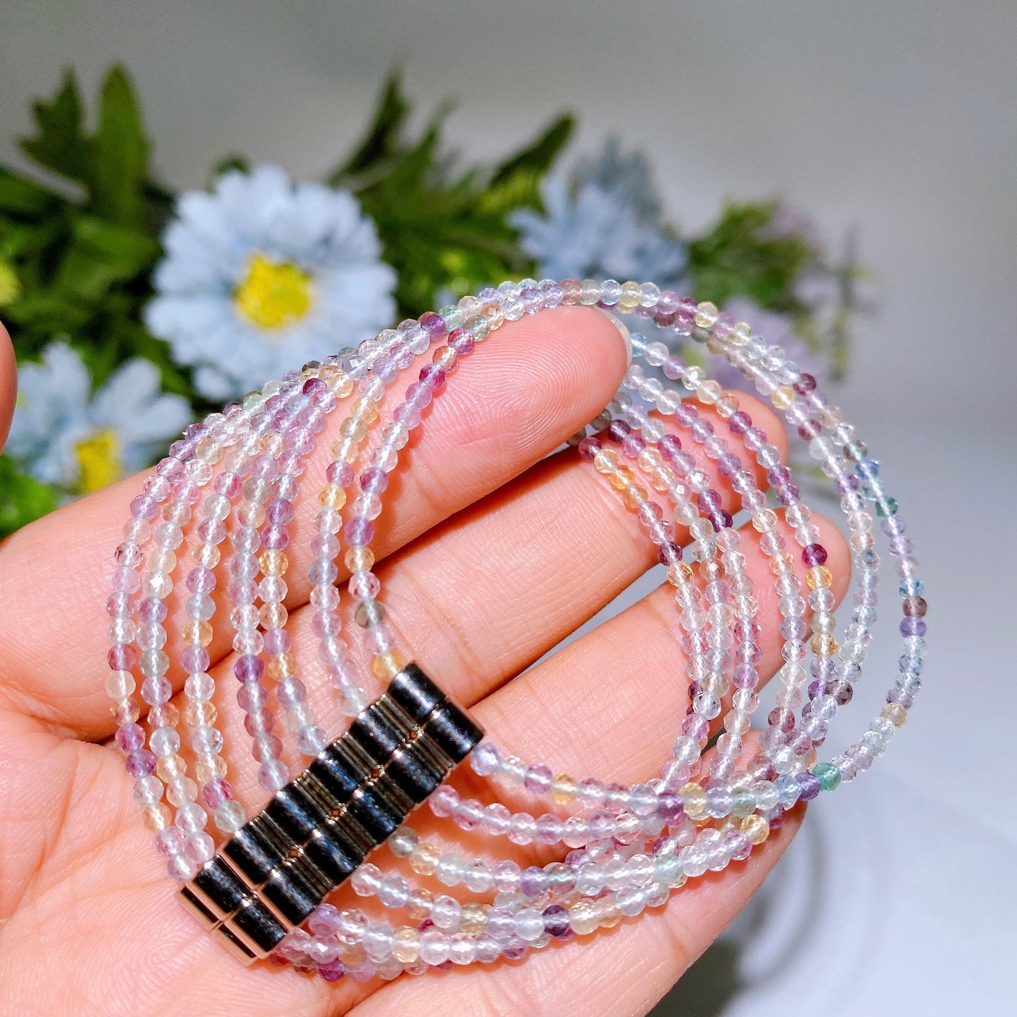 2.3-2.5mm Crystal Faceted Bracelet Crystal Healing Bulk Wholesale