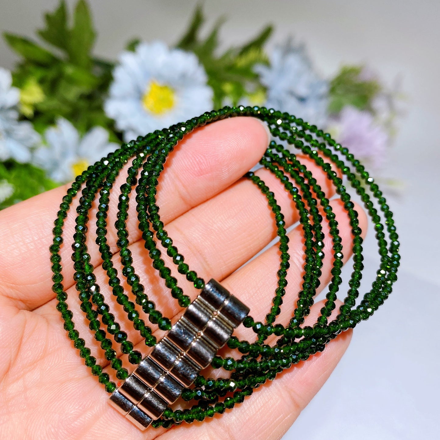 2.3-2.5mm Crystal Faceted Bracelet Crystal Healing Bulk Wholesale