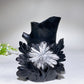 5.7" Chrysanthemum Pen Holder Carving Crystal Healing Bulk Wholesale