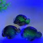1.8"-2.1"  UV Reactive Volvanic Agate Turtle Elephant Cat Wolf Animal Carving Crystal Healing Bulk Wholesale
