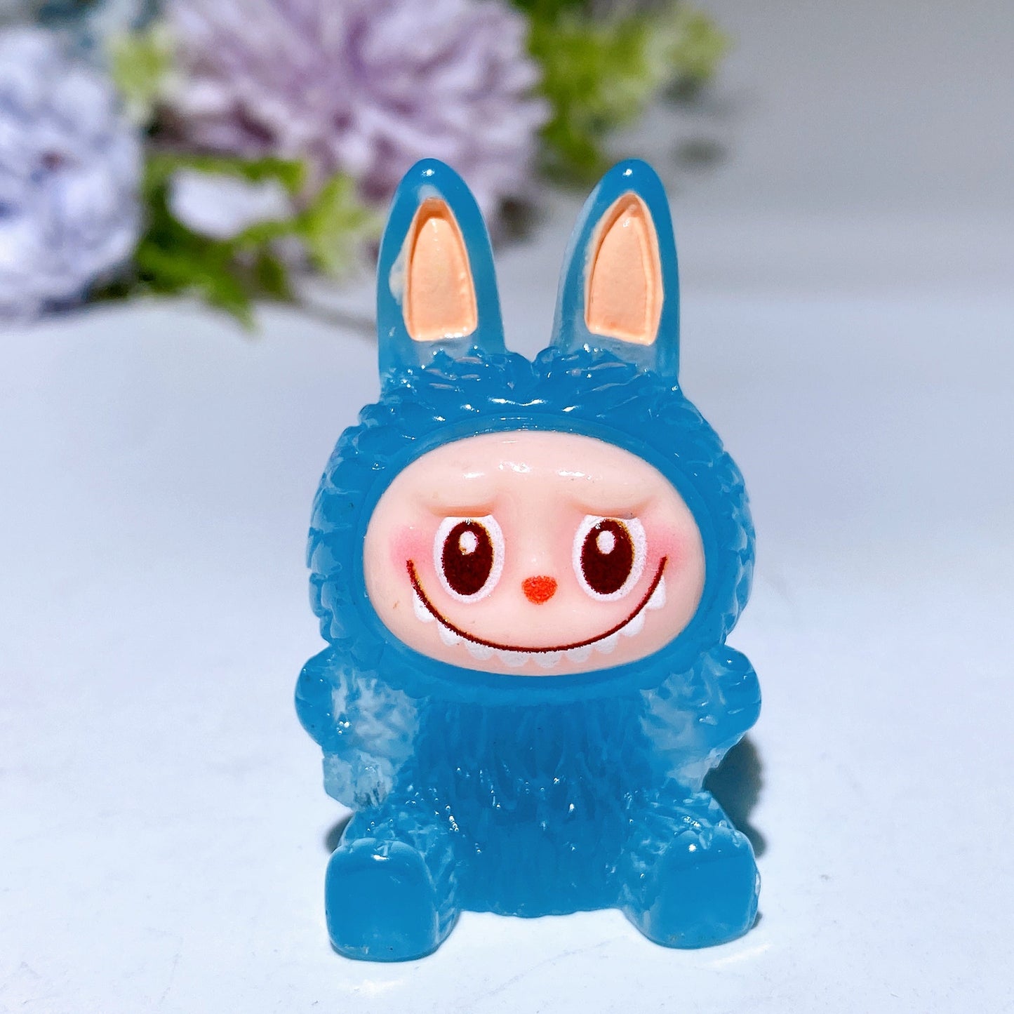 45mm Luminous Labubu Carving Crystal Heealing Bulk Wholesale