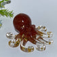 10cm Crystal Chips Infused Resin Octopus Carving Crystal Healing Bulk Wholesale