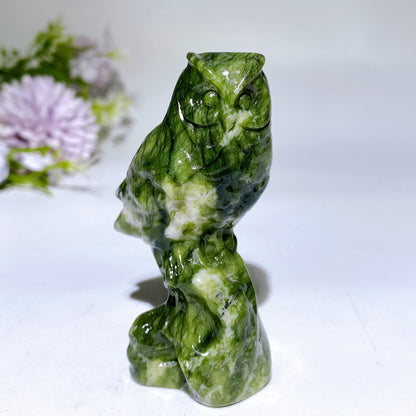 2.3" Crystal Owl Carving Crystal Healing Bulk Wholesale