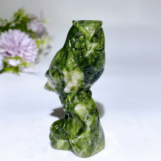 2.3" Crystal Owl Carving Crystal Healing Bulk Wholesale