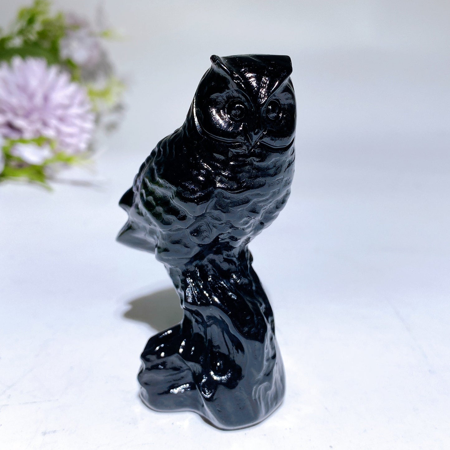 2.3" Crystal Owl Carving Crystal Healing Bulk Wholesale