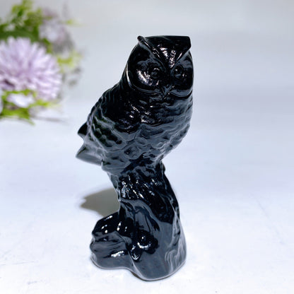 2.3" Crystal Owl Carving Crystal Healing Bulk Wholesale