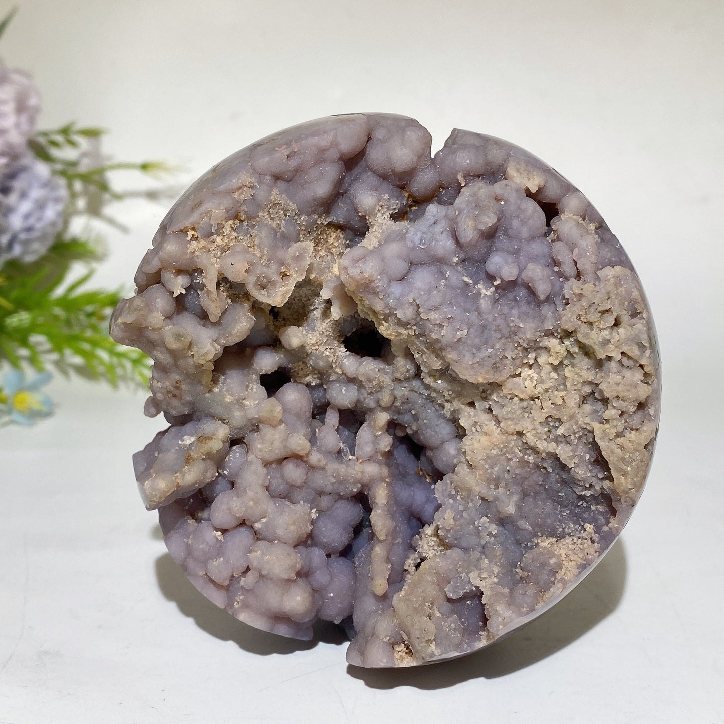 3.8" Unique Grape Agate Specimen Crystal Healing Bulk Wholesale