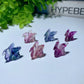 Mini Fluorite Swan Carvings for Jewelry DIY Bulk Wholesale