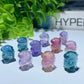 Mini Fluorite Dinosaur Carvings for Jewelry DIY Bulk Wholesale