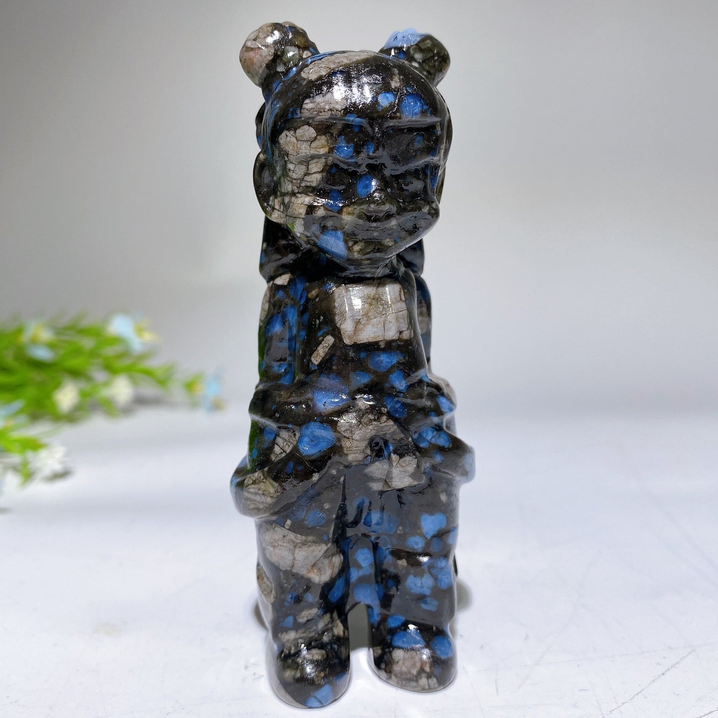 3.9" Crystal Nezha Carving Crystal Healing Bulk Wholesale