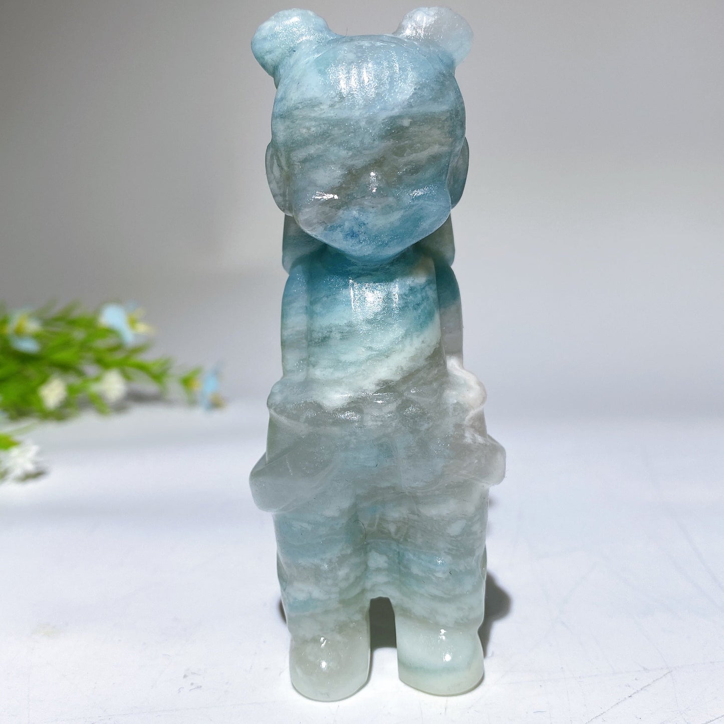 3.9" Crystal Nezha Carving Crystal Healing Bulk Wholesale