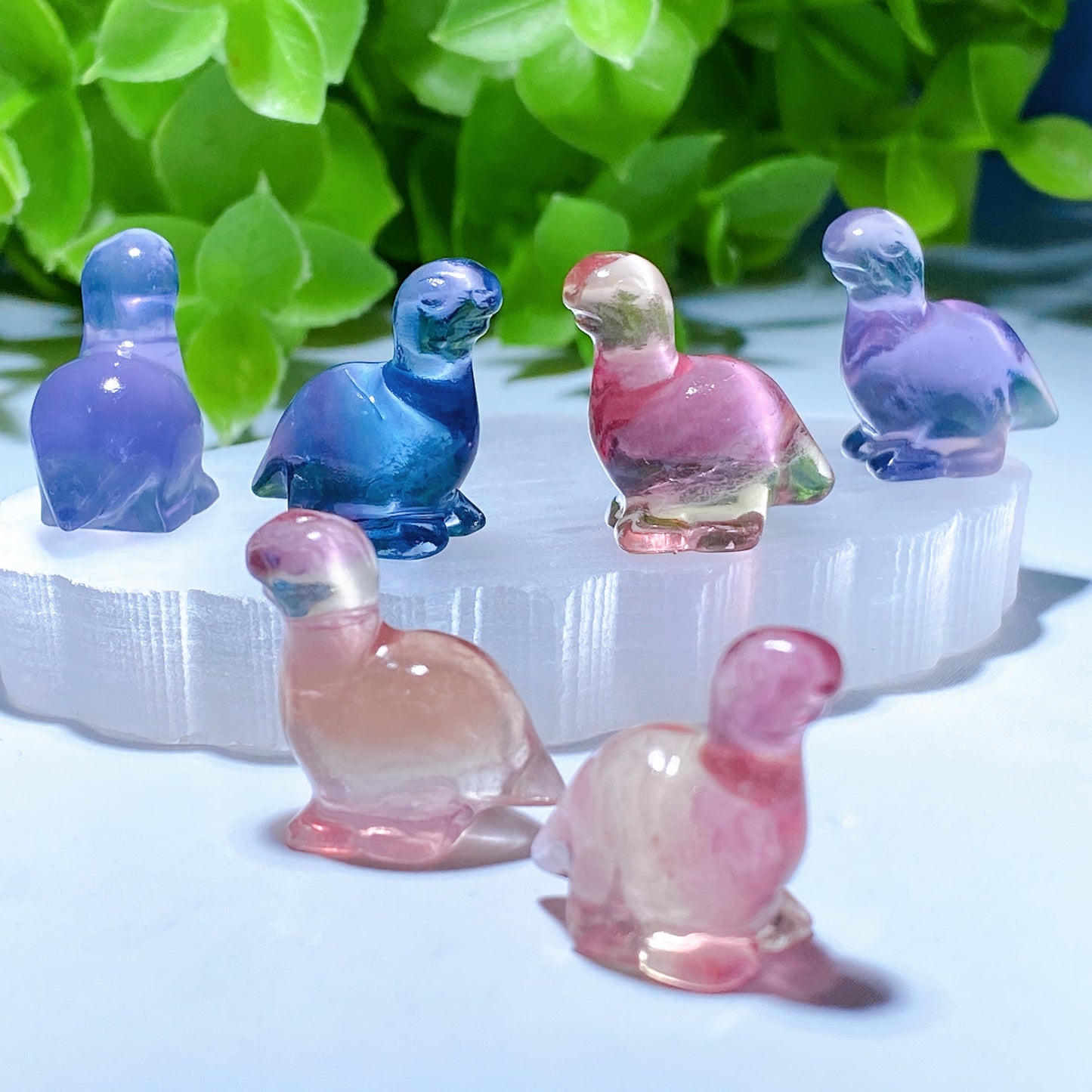 Mini Fluorite Animal Carvings Bulk Wholesale