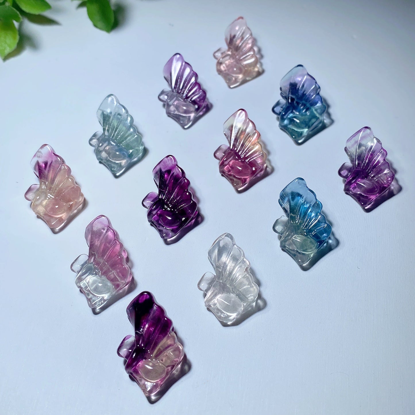 Mixed Mini Fluorite Carvings Bulk Wholesale