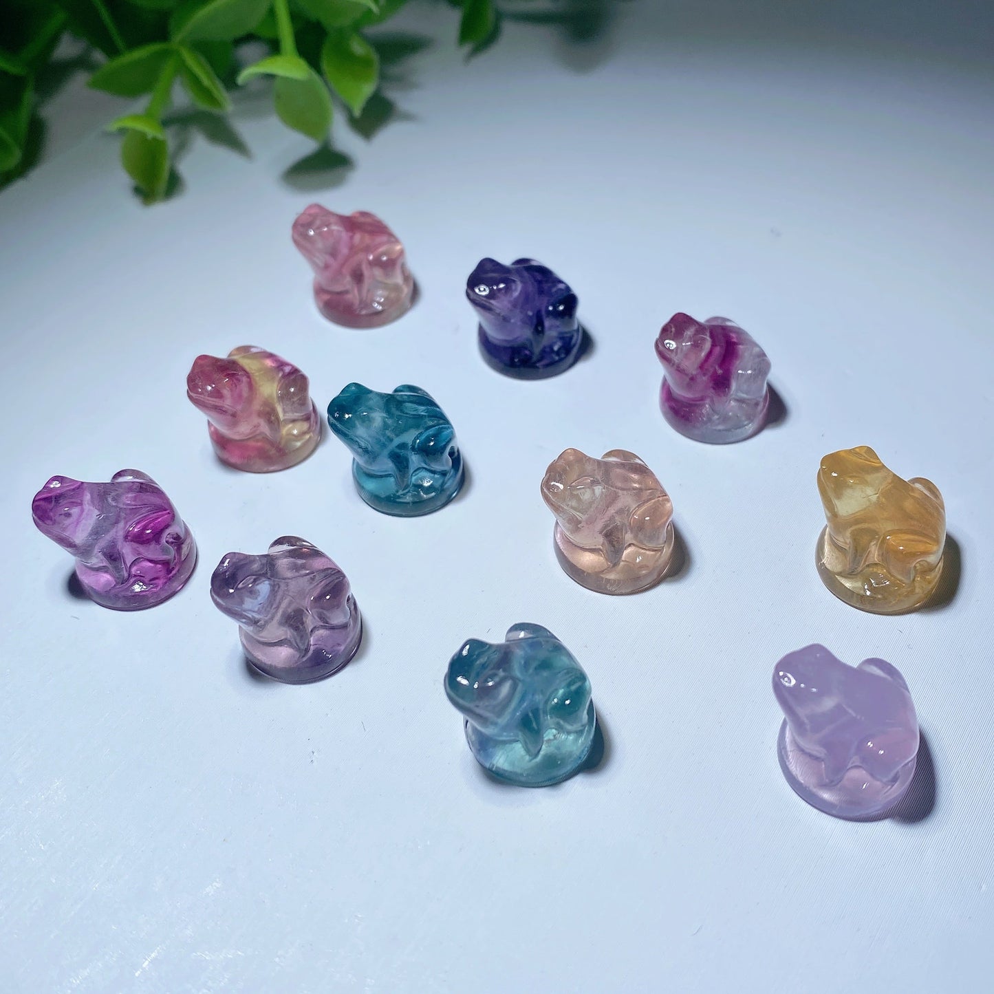 Mini Fluorite Animal Carvings Bulk Wholesale