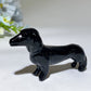 3.0" Crystal Sausage Dog Carving Crystal Healing Bulk Wholesale
