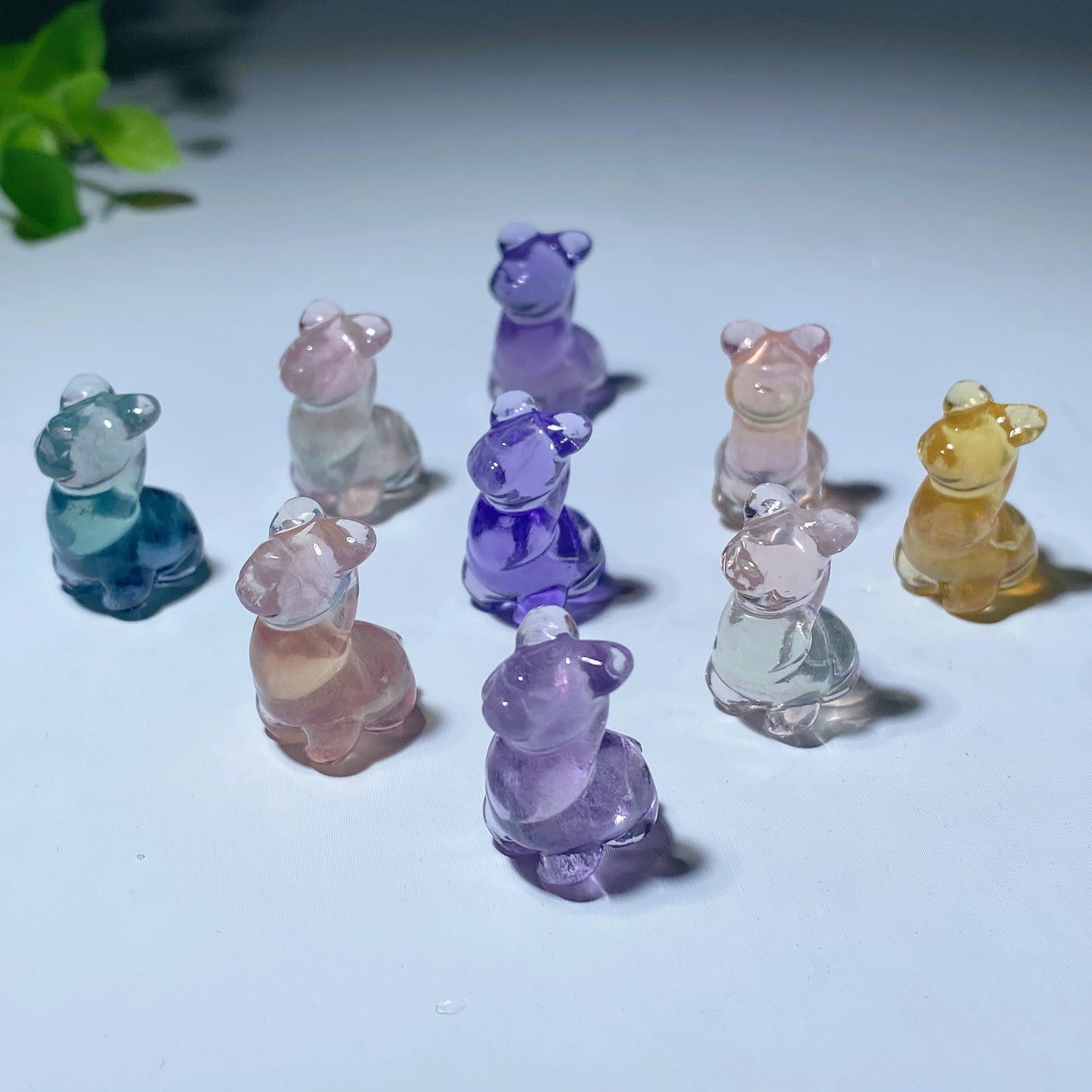 Mini Fluorite Animal Carvings Bulk Wholesale