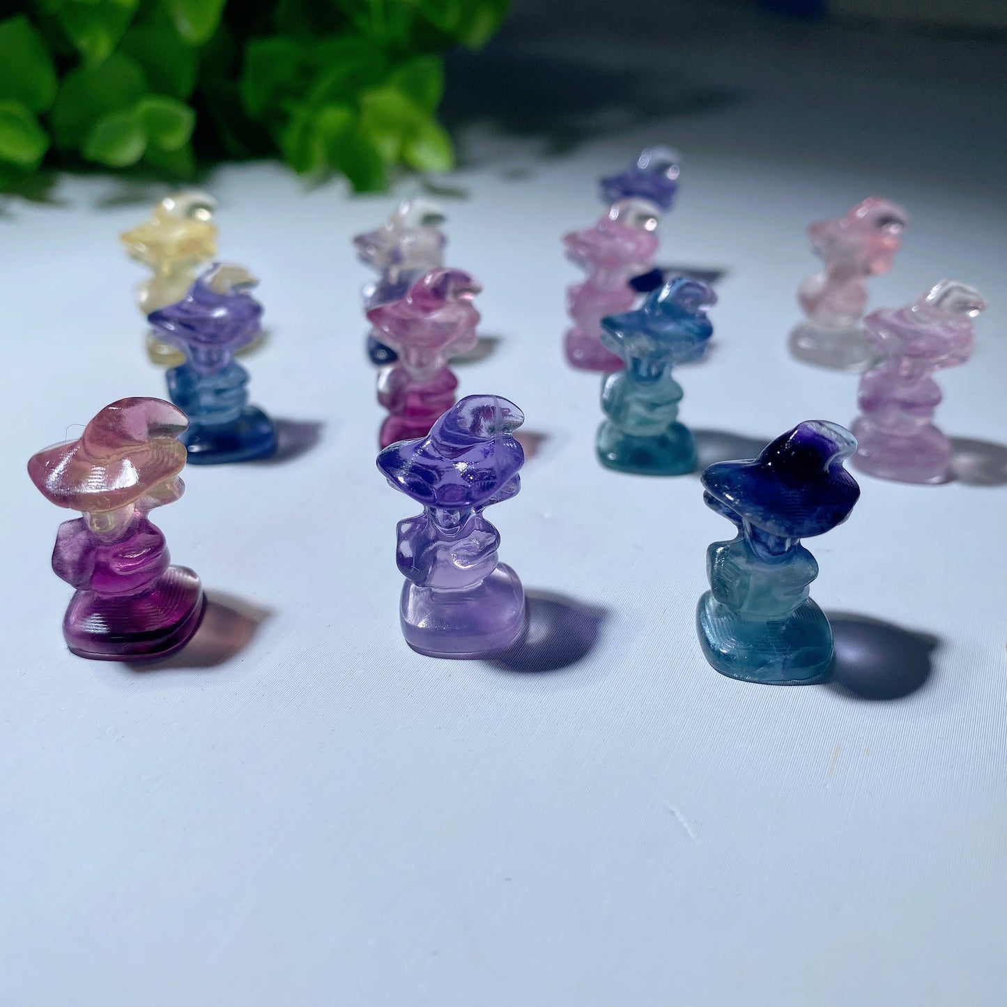 Fluorite Mini Carvings of Nightmare Before Christmas Series