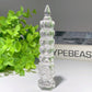 3.0"-4.5" Clear Quartz Fluorite Wenchang Pagoda Carvings Bulk Wholesale