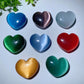 1.8" Mixed Cat's Eye Heart Bulk Wholesale