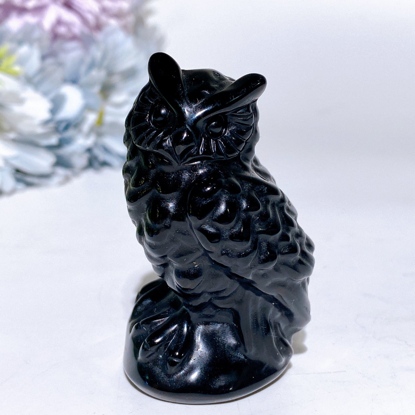 2.4" Crystal Owl Carving Crystal Healing Bulk Wholesale