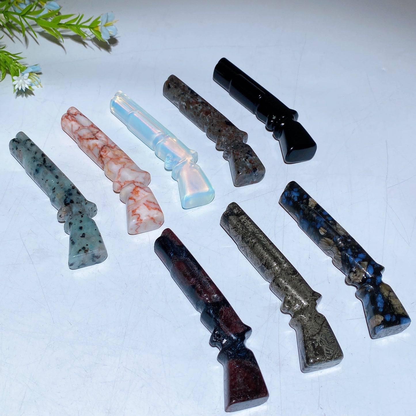 3.8" Crystal Shotgun Carving Crystal Healing Bulk Wholesale