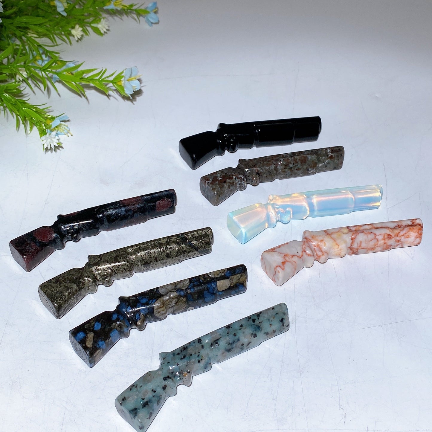 3.8" Crystal Shotgun Carving Crystal Healing Bulk Wholesale