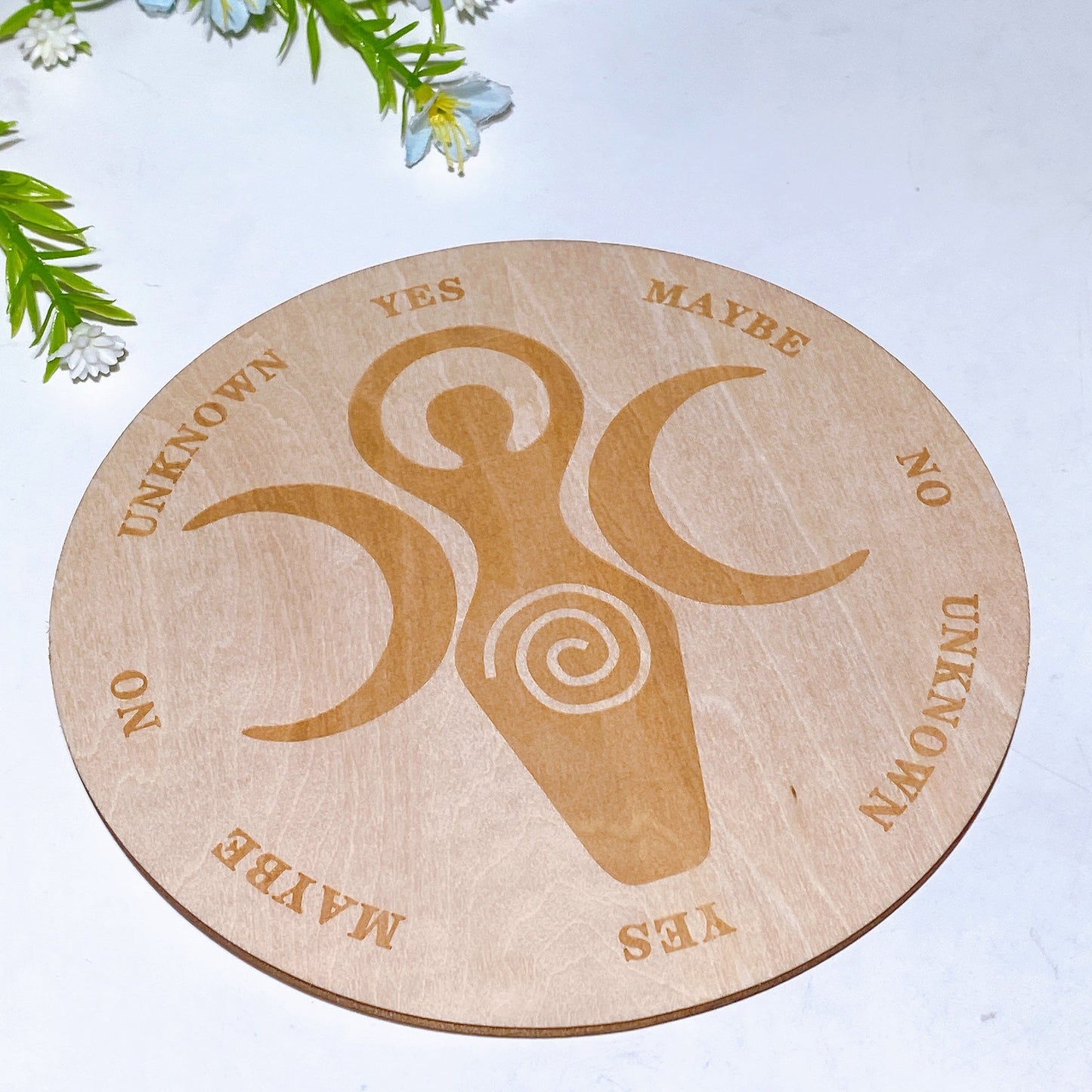 Wooden Pendulum  Divination Plate Crystal Healing Bulk Wholesale