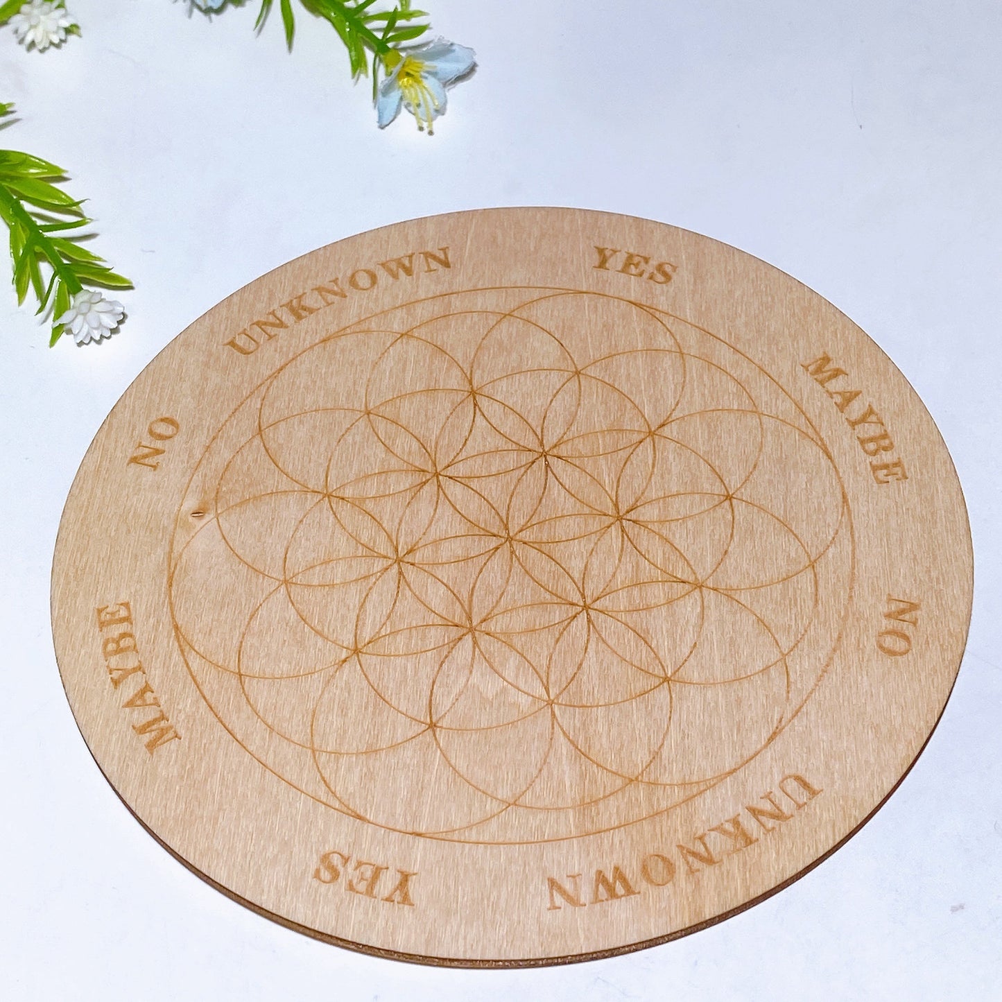 Wooden Pendulum  Divination Plate Crystal Healing Bulk Wholesale