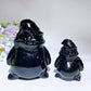 2.6"-4.0" Black Obsidian Oogie Boogie Carving Crystal Healing Bulk Wholesale