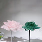 Rose Quartz Fluorite Peony Carving with Stand Crystal Healing Set Bulk Wholesale
