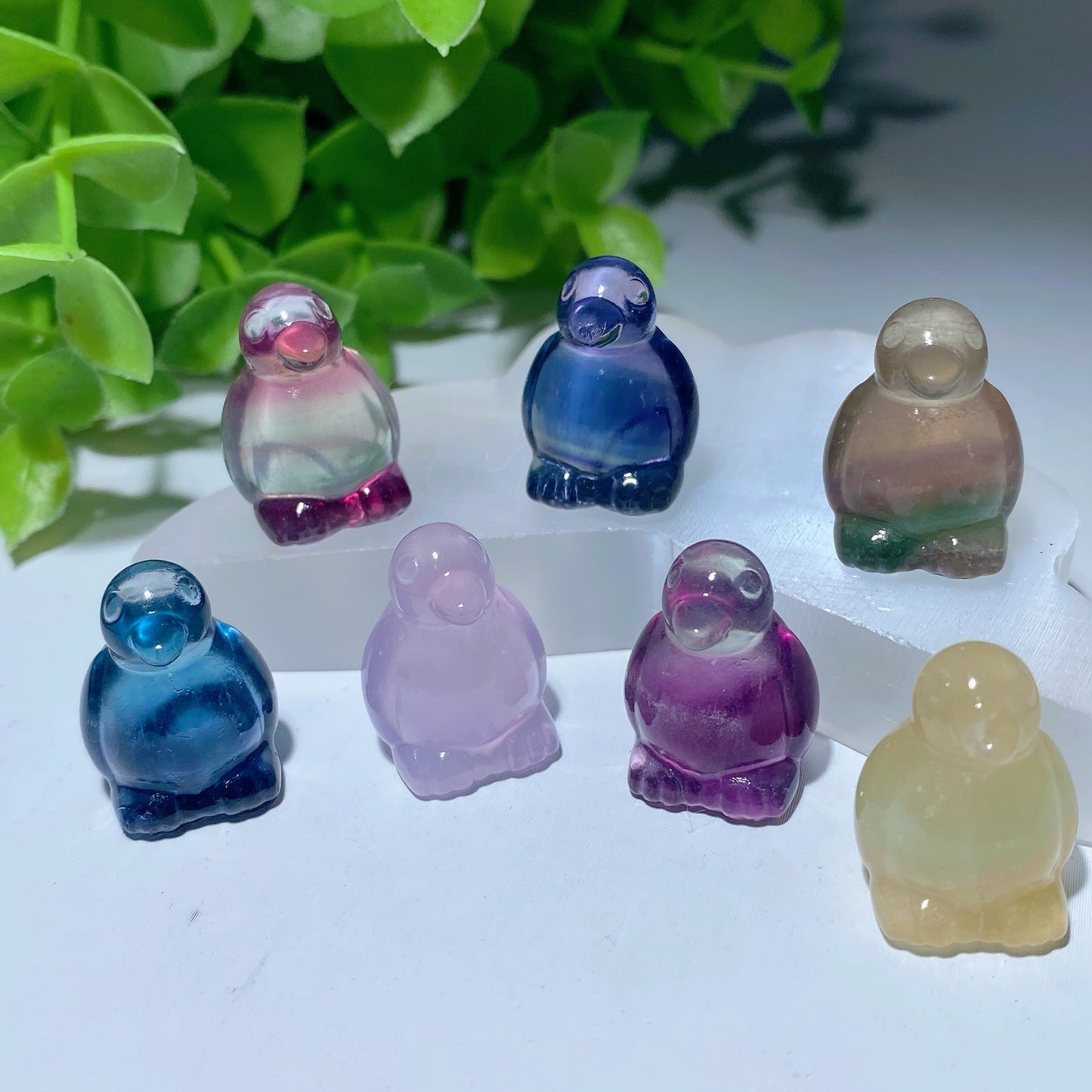 Mixed Fluorite Mini Carvings Bulk Wholesale