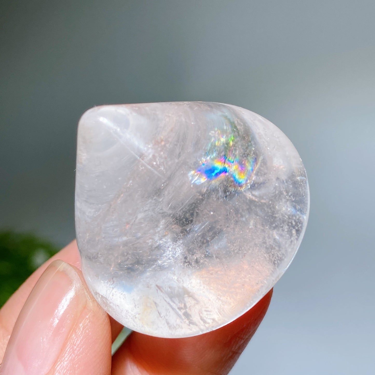 1.3" Clear Quartz Water Drop Carving Crystal Healing Bulk Wholesale