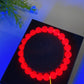 6mm 8mm 10mm UV Reactive Star Ruby Bracelet Crystal Healing Bulk Wholesale