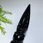 4.6"-5.9" Black Obsidian Vajra Carving Crystal Healing Bulk Wholesale