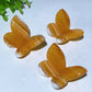 2.3"-2.5" Orange Calcite Butterfly Carving Crystal Healing Bulk Wholesale