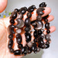 Silver Obsidian Moon Bracelet Crystal Healing Bulk Wholesale