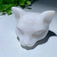 1.8" Mixed Crystal Cat Head Carvings Bulk Wholesale