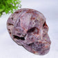 3.0"-3.8" Purple Sphelarite Skull Carving Healing Crystal Bulk Wholesale
